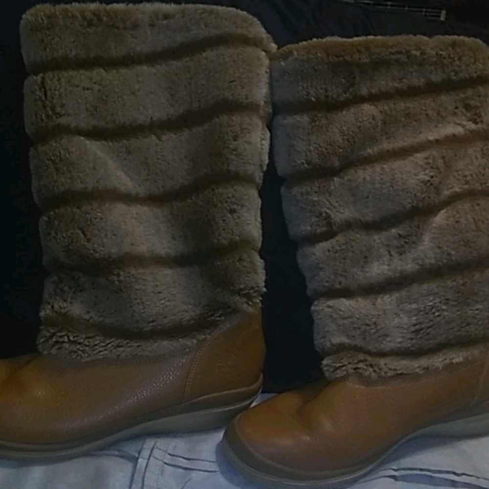 Timberland fur boots